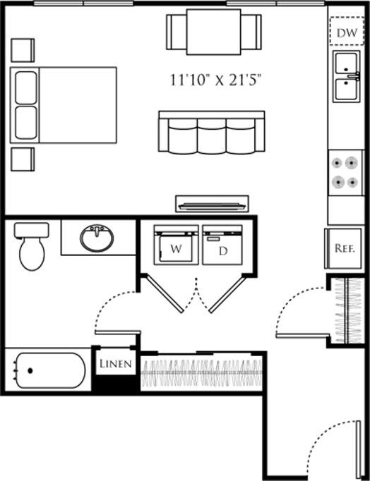 Floor plan layout diagram for S6